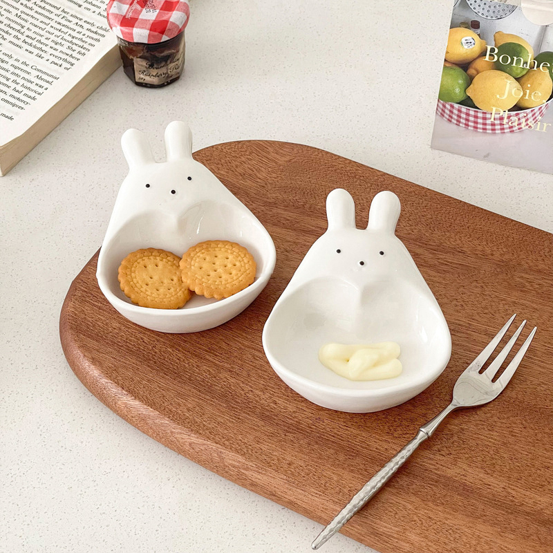 Meal Prep Bowl - Cute Plastic Goose Rabbit Shaped Dishes