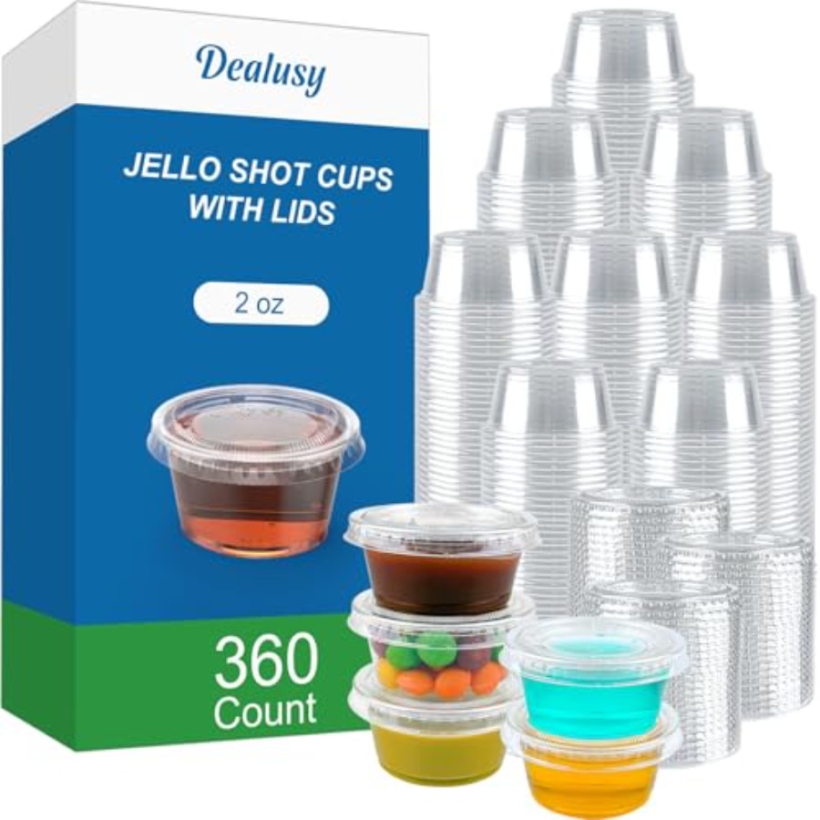 Sauce Dipping Cup - 360 Set Jello Shot Cups with