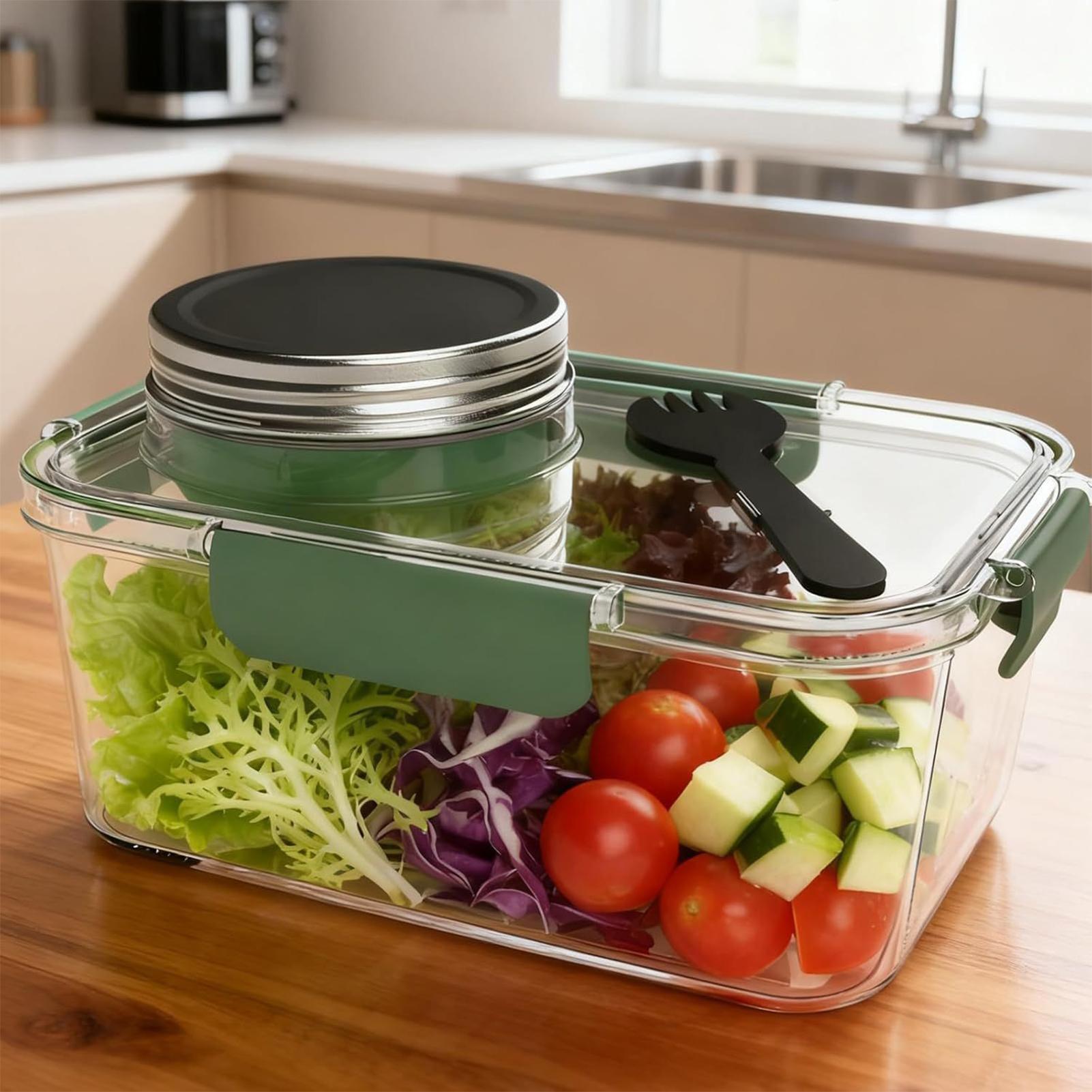 Meal Prep Rezepte - Salad Container 2.5 Oz Food Storage