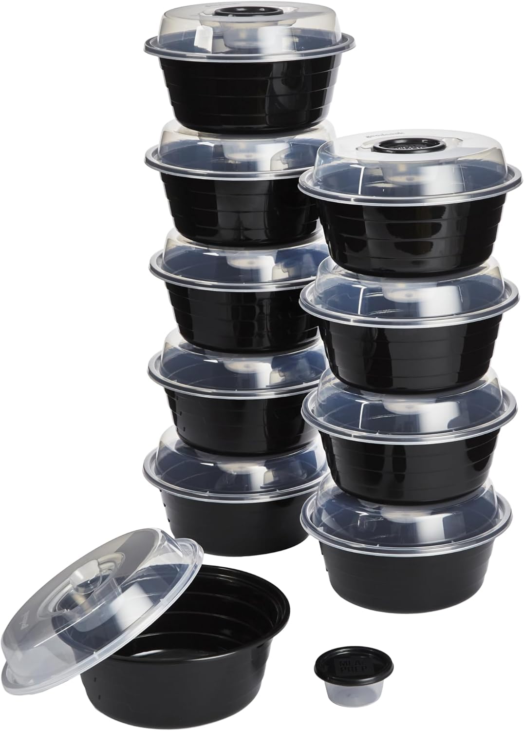Meal Prep Bowl - 10 Pack 4-Cup Meal Prep Bowls
