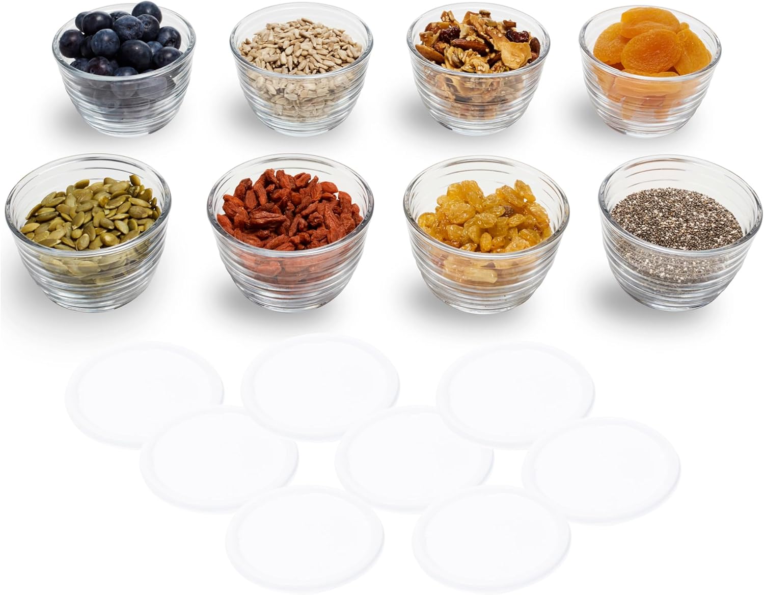 Meal Prep Bowl - Small Glass Prep Bowls with Lids