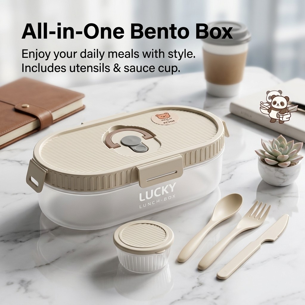 Portable Leakproof Bento Lunch - Meal Prep Bowl reseña y precio