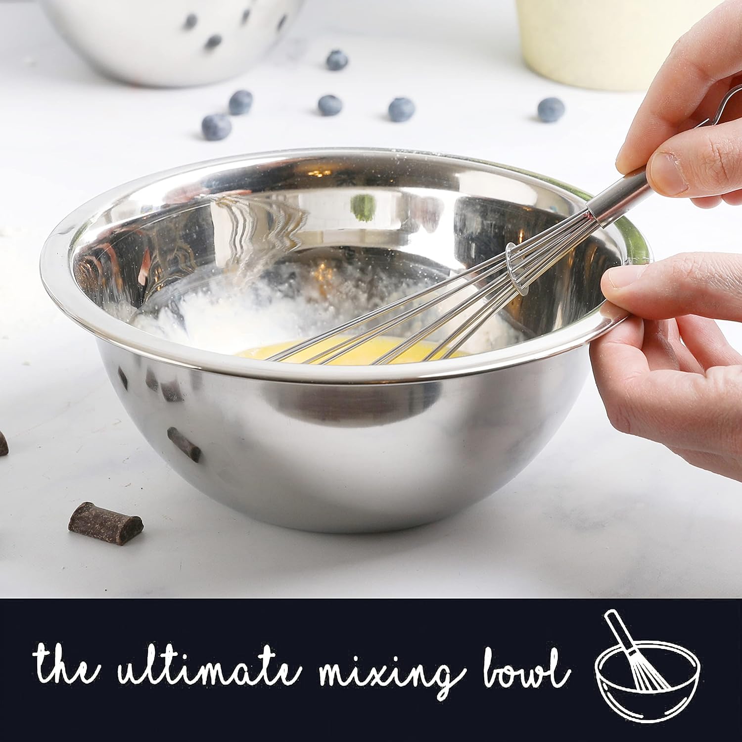 5-Piece Stainless Steel Mixing - Meal Prep Bowl reseña y precio
