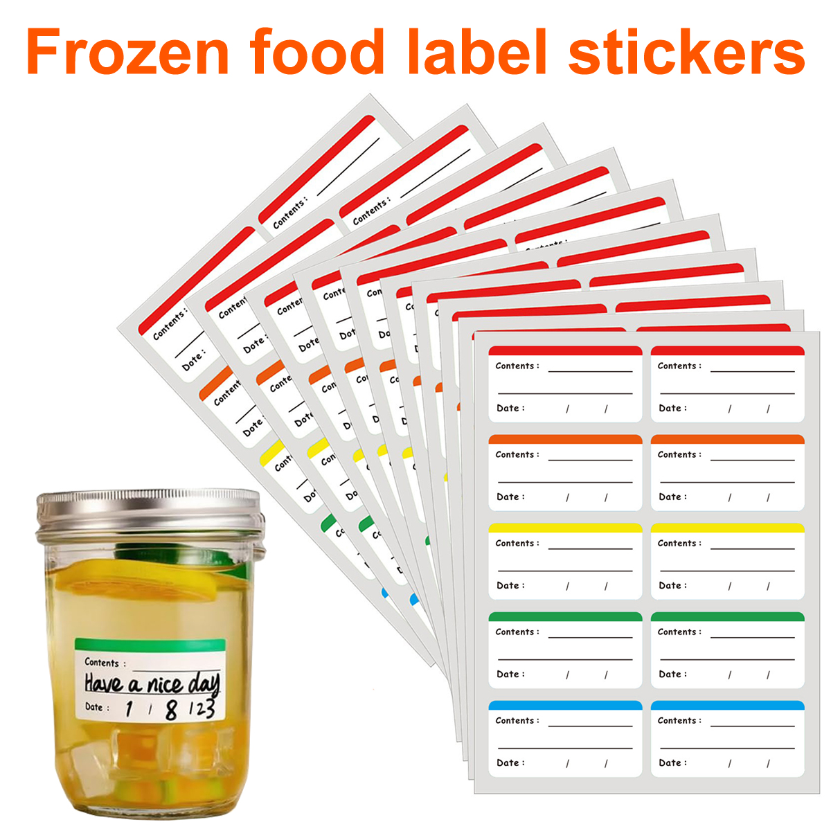 100Pcs Freezer Labels Easy Pee - Meal Prep Easy reseña y precio