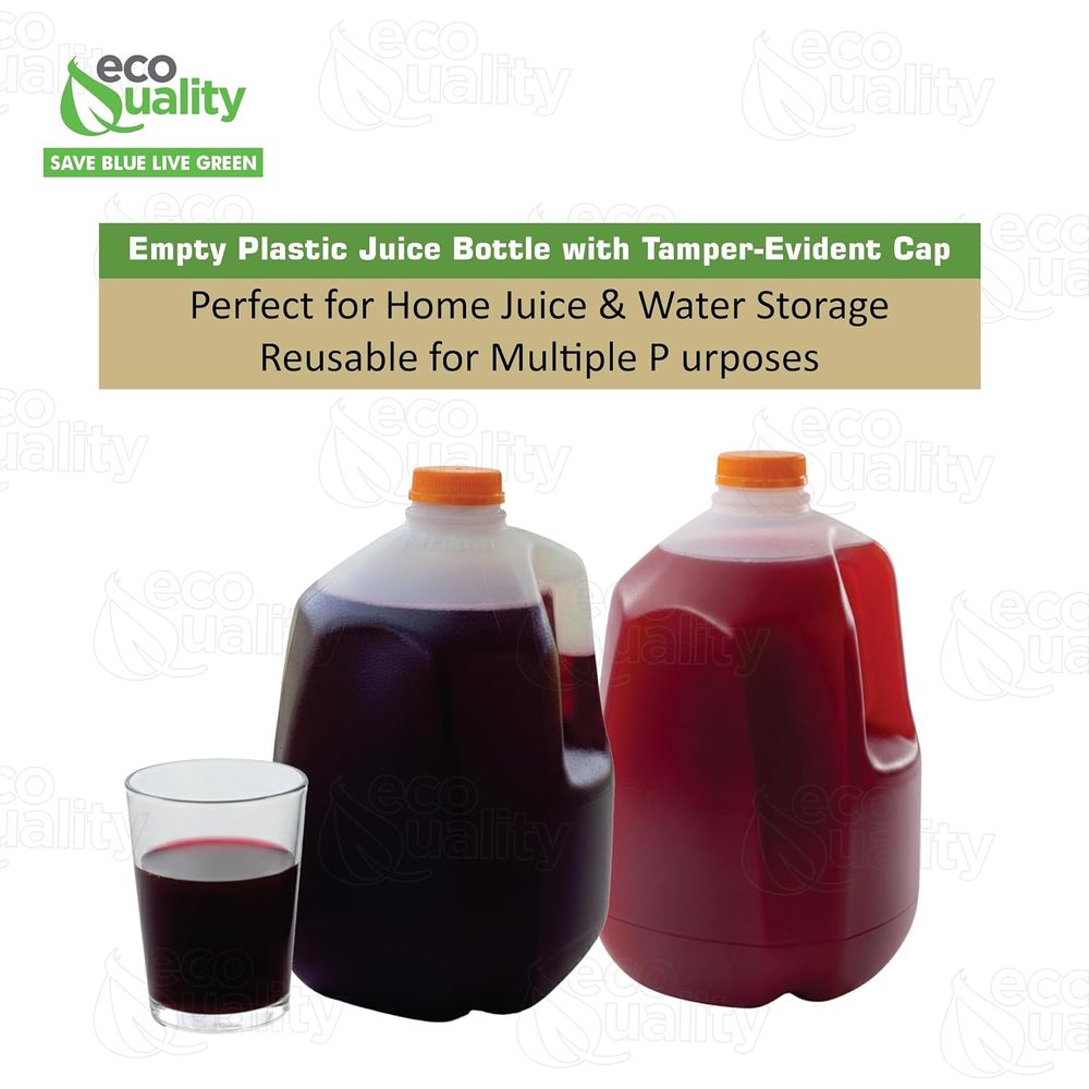128 oz Gallon Size Plastic Jui - Meal Prep Juice reseña y precio