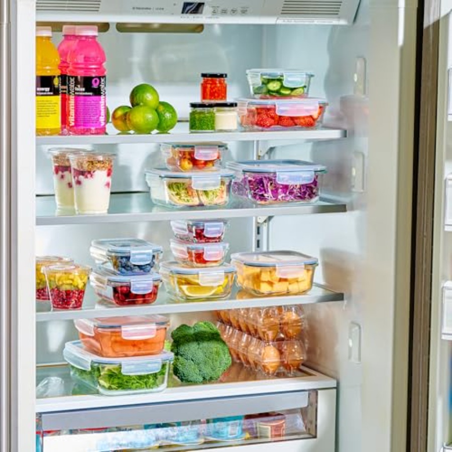 40pc Set Glass Food Storage Co - Meal Prep Bowl reseña y precio