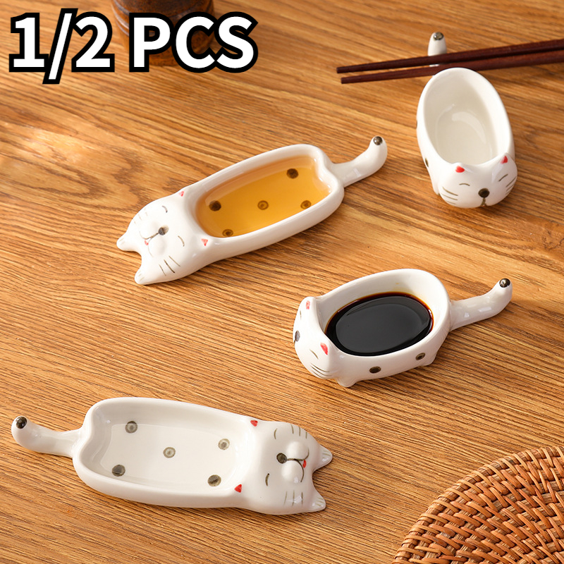 1/2 Pcs Kitchen Tableware Cera - Sauce Dipping Cup reseña y precio