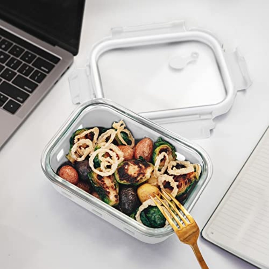 Glass Food Storage Meal Prep C - Meal Prep Wraps reseña y precio