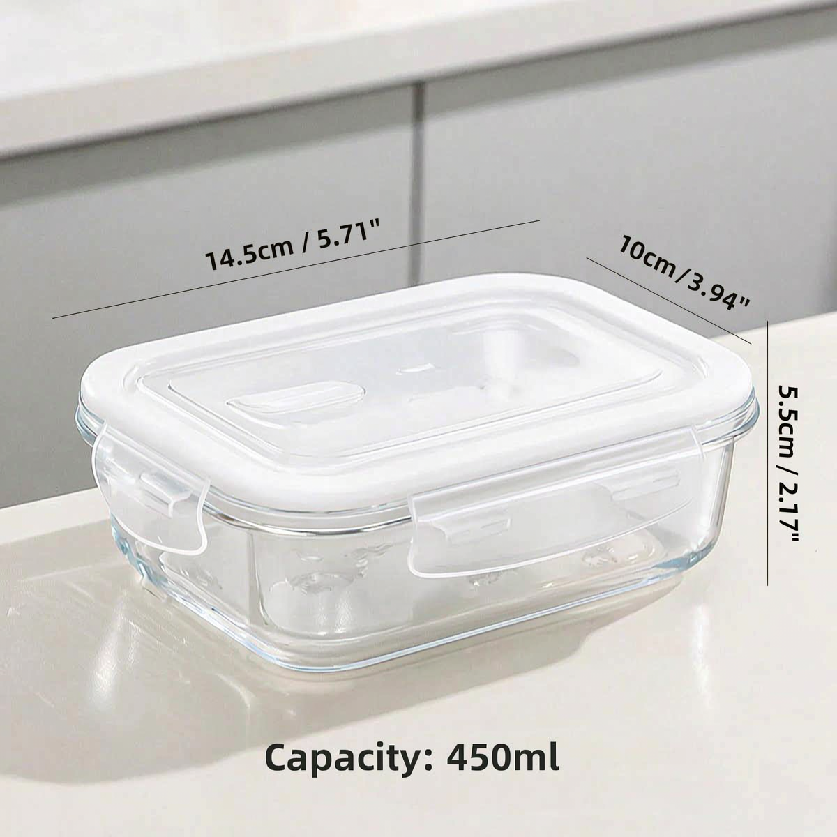 White Glass Food Storage Conta - Meal Prep Bowl reseña y precio