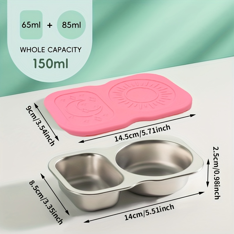 1pc Dipping Sauce Dish Stainle - Sauce Dipping Cup reseña y precio