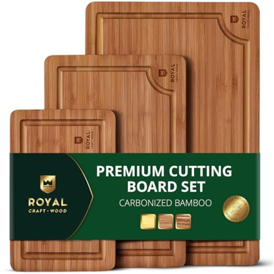 Wooden Cutting Boards for Kitc - Meal Prep Juice reseña y precio