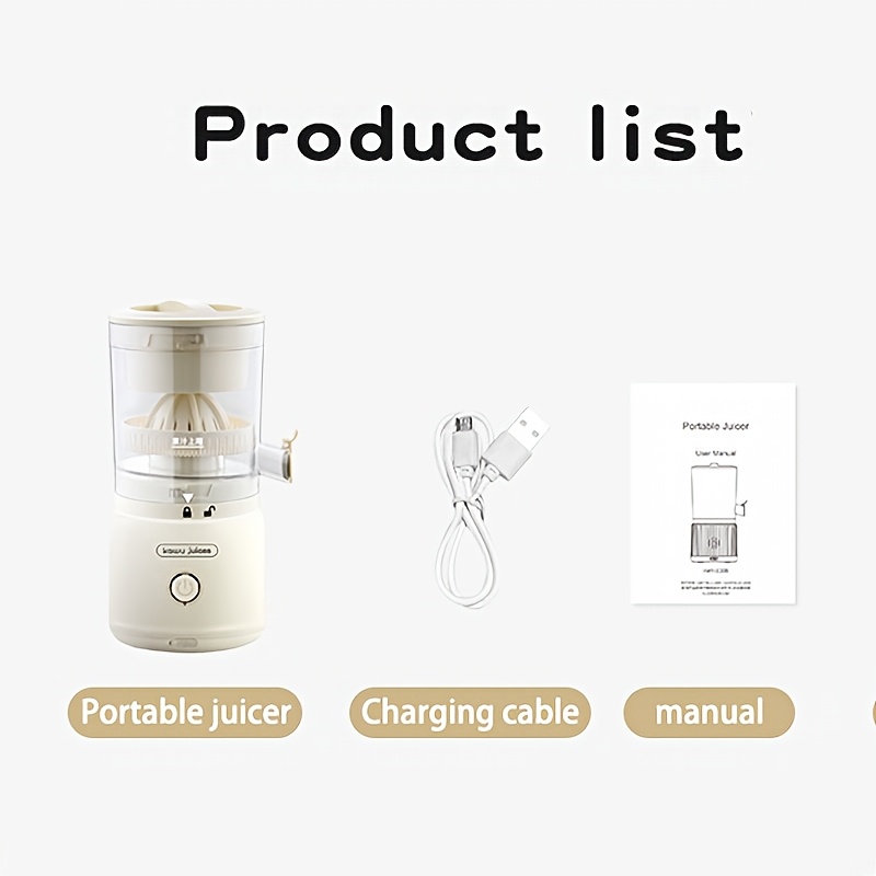 Portable Electric Citrus Juice - Meal Prep Juice reseña y precio