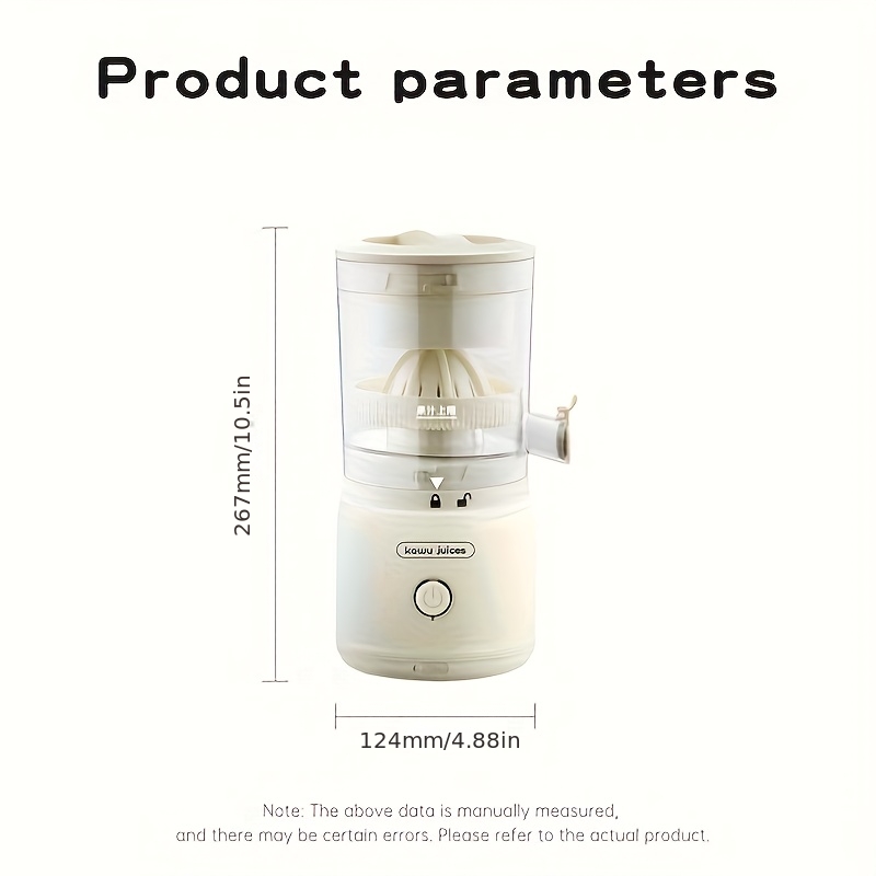 Portable Electric Citrus Juice - Meal Prep Juice reseña y precio