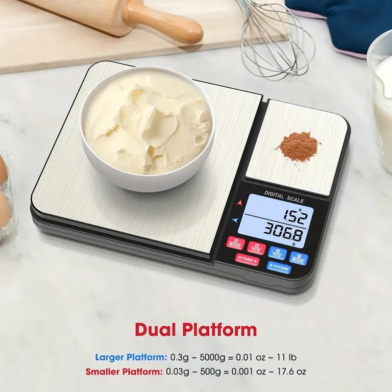 1pc Digital Kitchen Scale for  - Meal Prep Diet reseña y precio