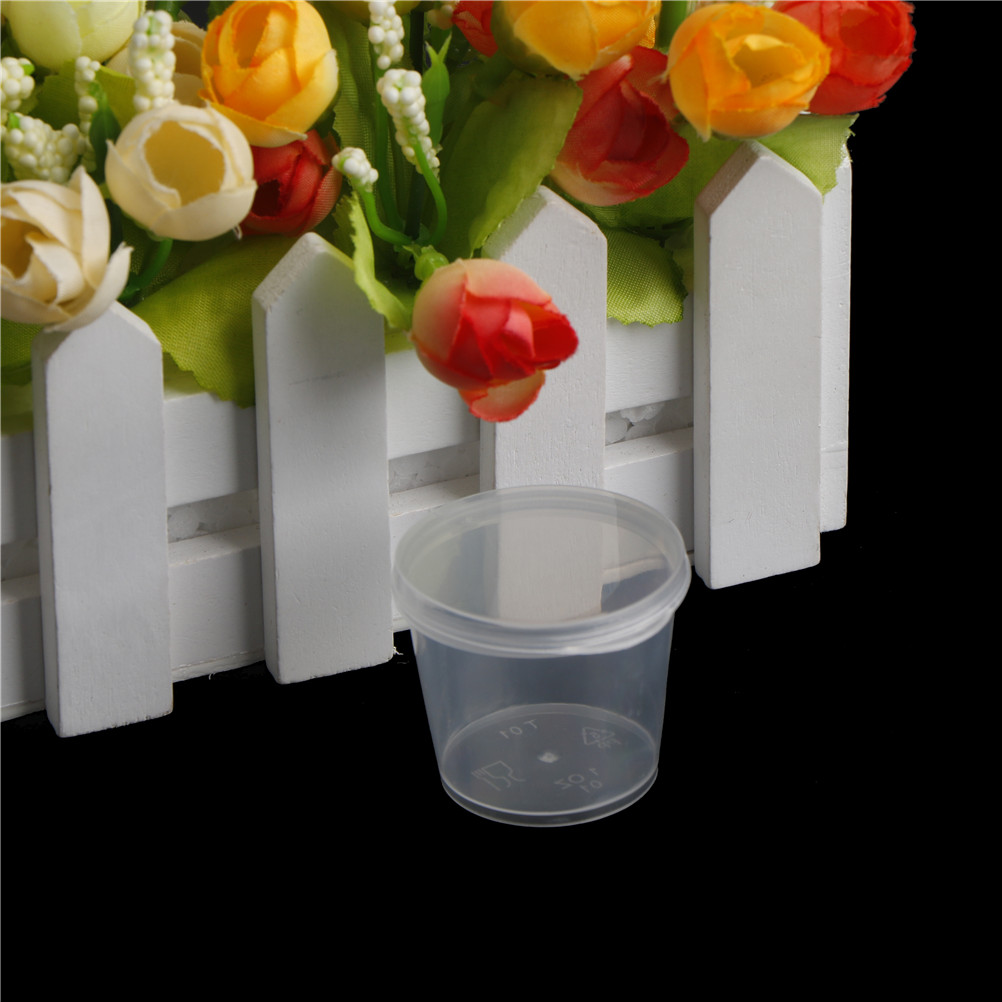 100Pcs Small Plastic Disposabl - Sauce Dipping Cup reseña y precio