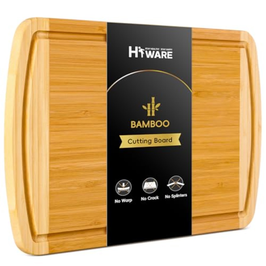 Large Wooden Cutting Board for - Meal Prep Juice reseña y precio