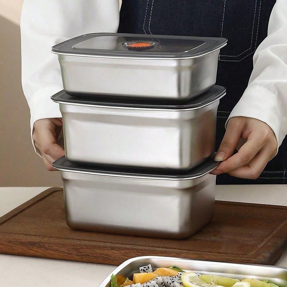 Buy 2 Get 1 Free 3 Pack Stainl - Meal Prep Easy reseña y precio