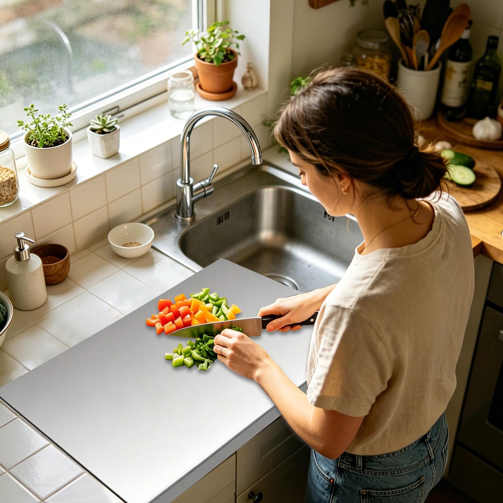 Stainless Steel Kitchen Cuttin - Meal Prep Easy reseña y precio