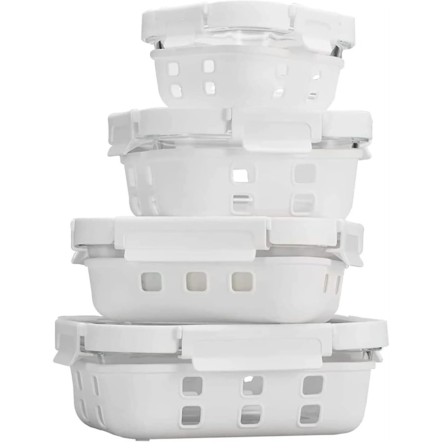 Glass Food Storage Meal Prep C - Meal Prep Wraps reseña y precio