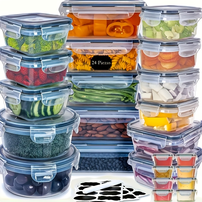 48-Piece Leakproof Food Storag - Meal Prep Easy reseña y precio