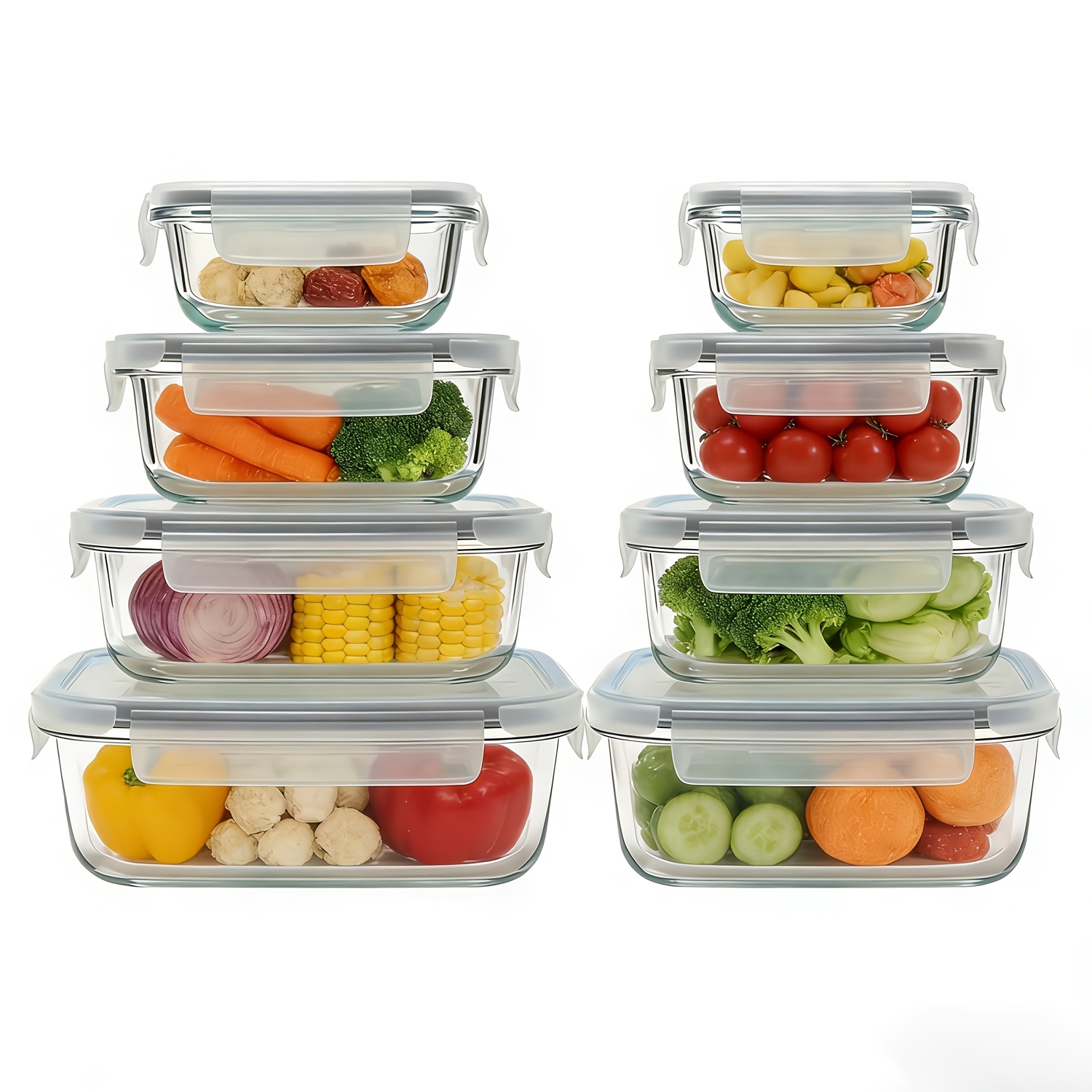 Premium Glass Food Storage Con - Meal Prep Easy reseña y precio