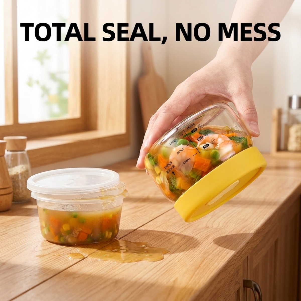 Leakproof Glass Food Storage C - Meal Prep Bowl reseña y precio