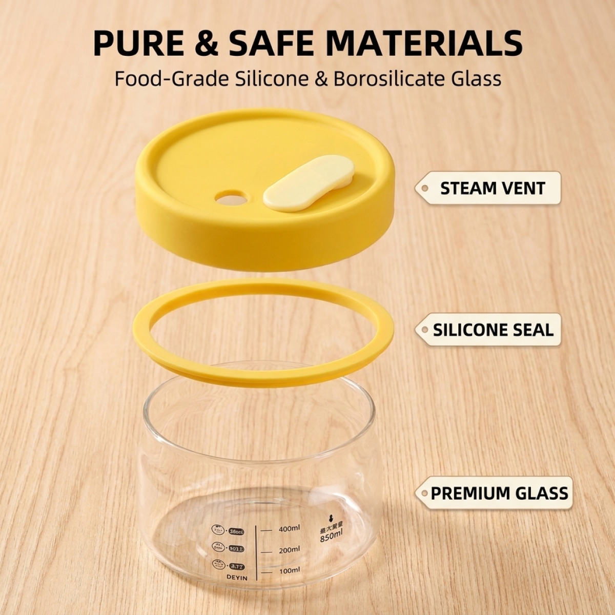 Leakproof Glass Food Storage C - Meal Prep Bowl reseña y precio