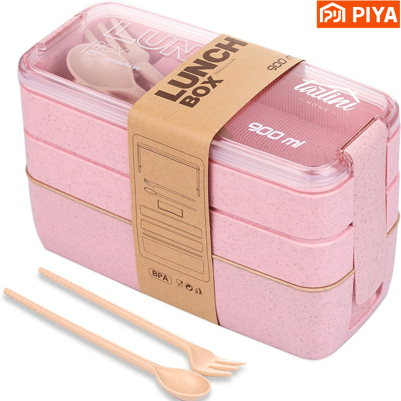3-In-1 Compartment Wheat Straw - Meal Prep Bowl reseña y precio