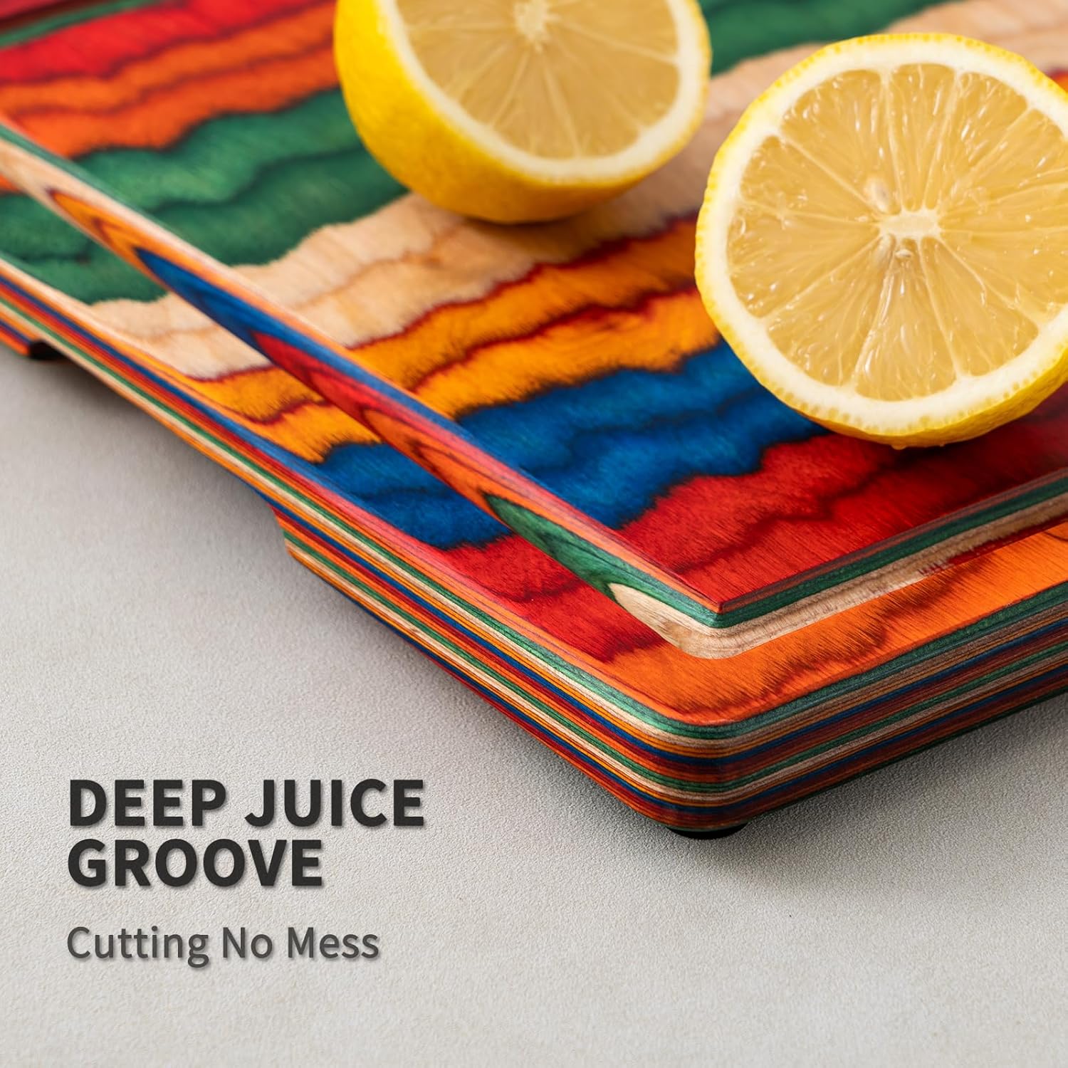 Wooden Cutting Board for Kitch - Meal Prep Juice reseña y precio