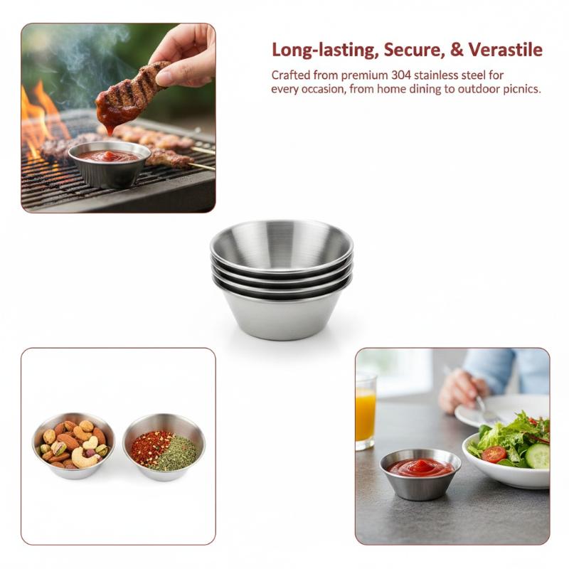 65ML Round Cake Cup Mini Sauce - Sauce Dipping Cup reseña y precio