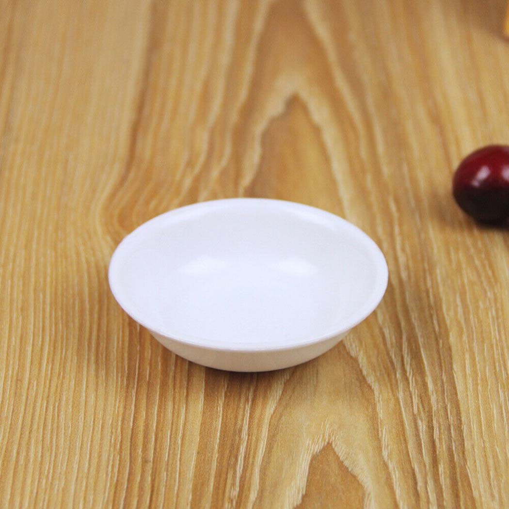 5pcs White Plastic Sauce Dishe - Sauce Dipping Cup reseña y precio