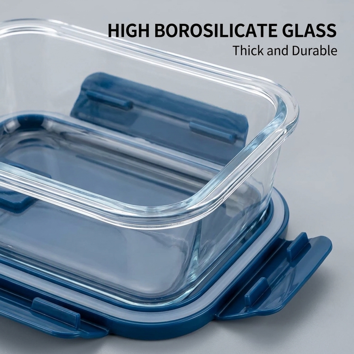 2 Pack Glass Lunch Box Borosil - Meal Prep Diet reseña y precio