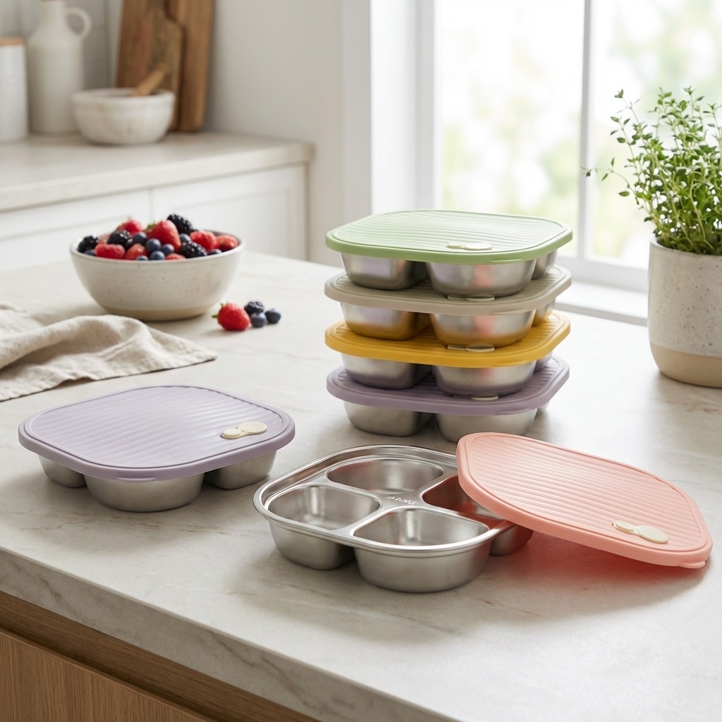 Microwave Safe 304 Stainless S - Meal Prep Diet reseña y precio