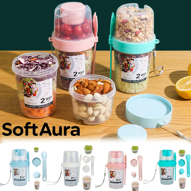 SoftAura Breakfast On The Go C - Meal Prep Bowl reseña y precio