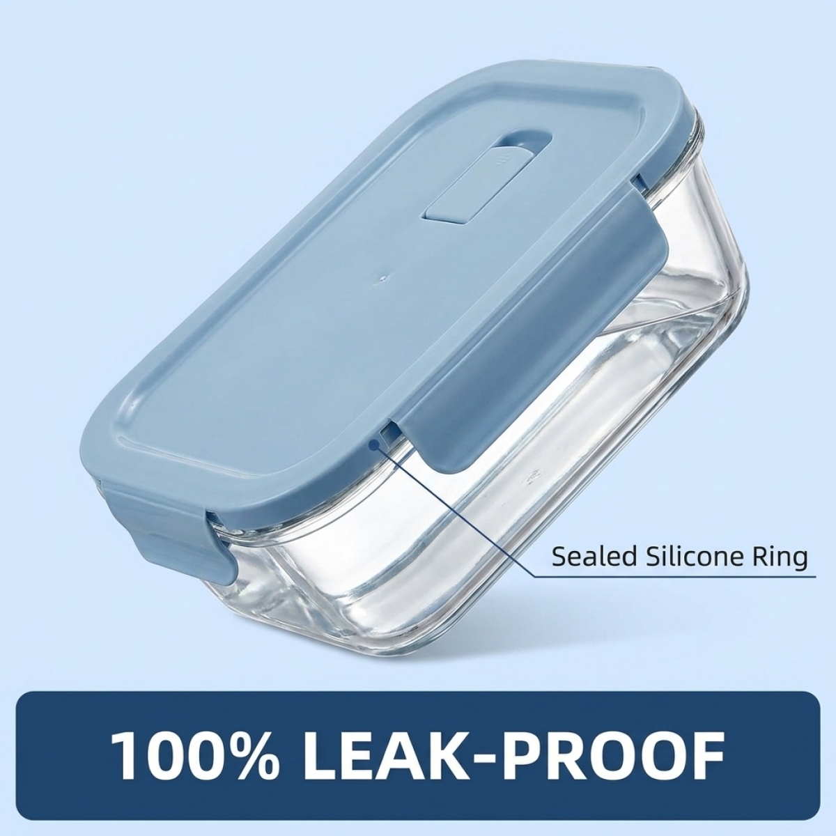 2 Pack Glass Lunch Box Borosil - Meal Prep Diet reseña y precio