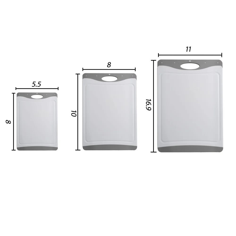 3-Piece Non-Slip Cutting Board - Meal Prep Juice reseña y precio