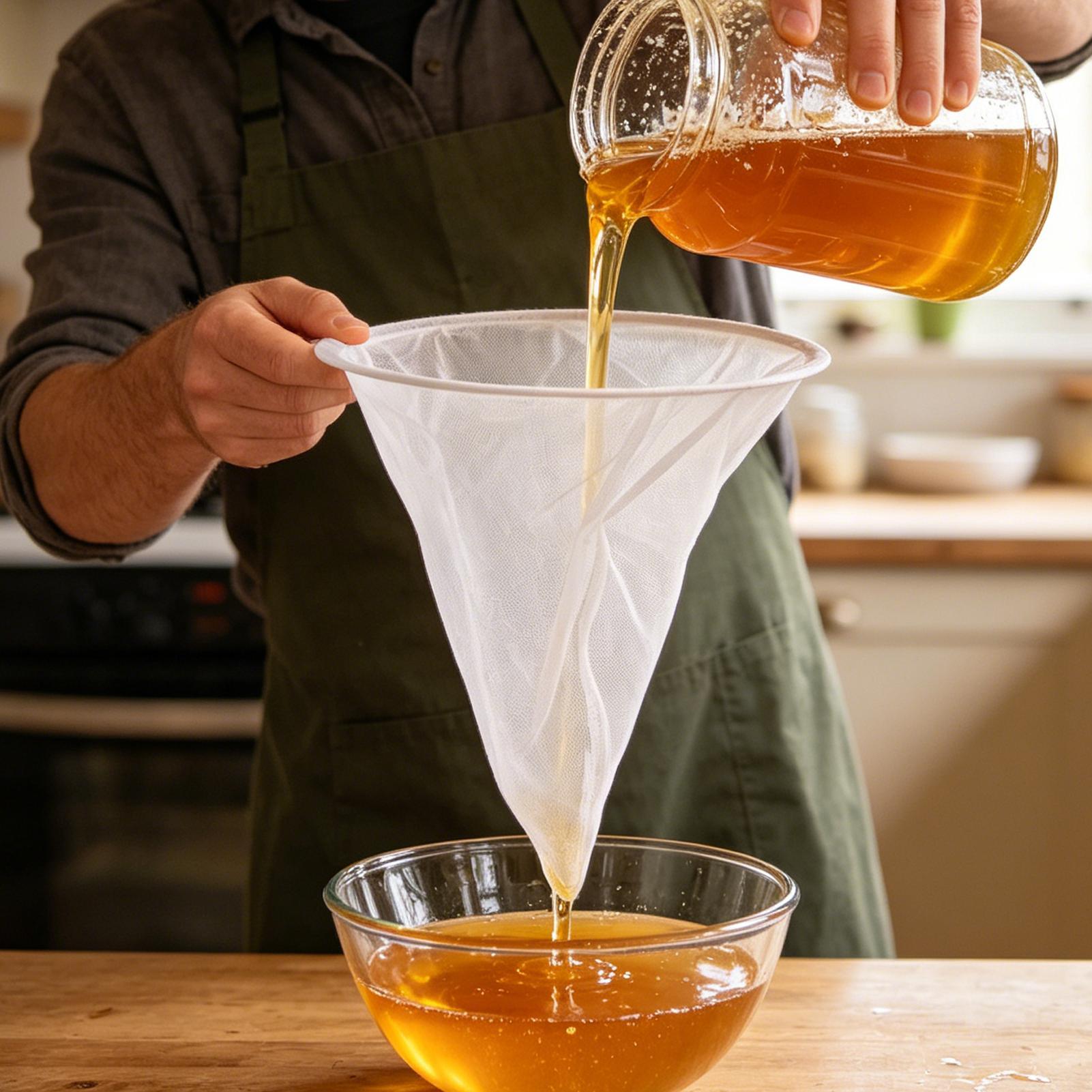 Fine Mesh Honey Strainer Washa - Meal Prep Juice reseña y precio