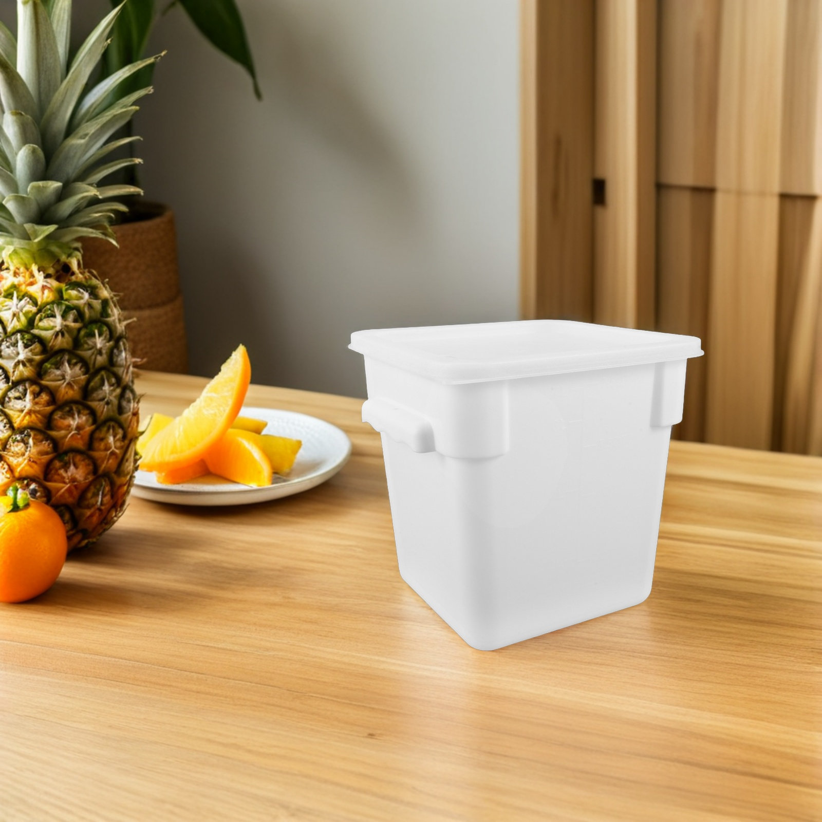 8L Large Square Storage Contai - Meal Prep Juice reseña y precio