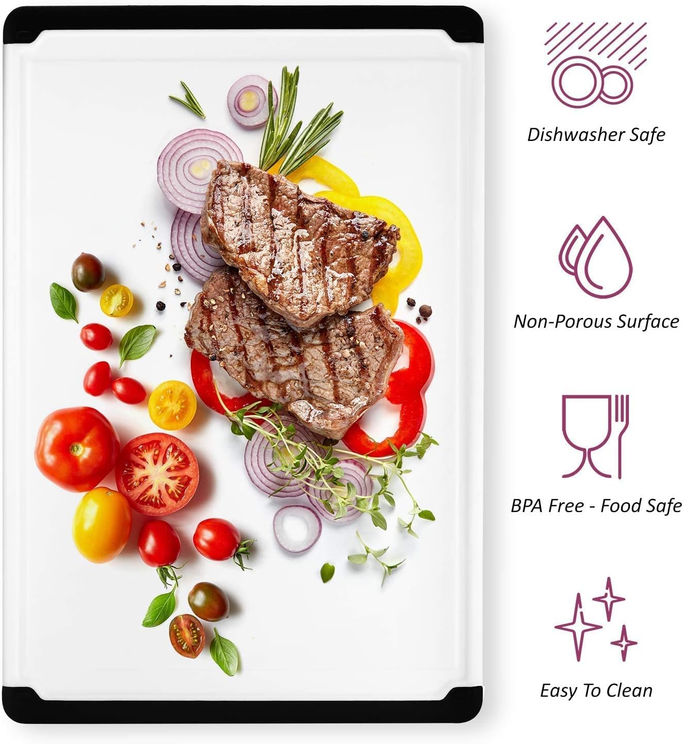 Extra Large Plastic Cutting Bo - Meal Prep Juice reseña y precio