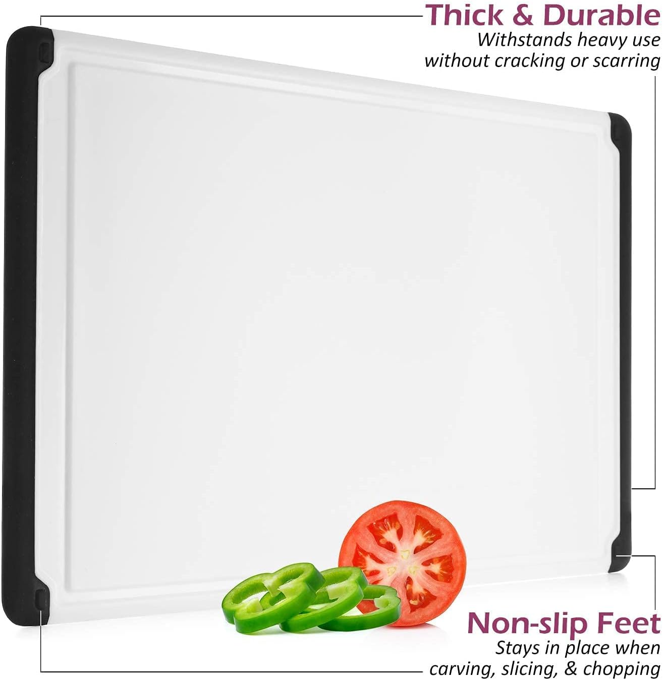 Extra Large Plastic Cutting Bo - Meal Prep Juice reseña y precio