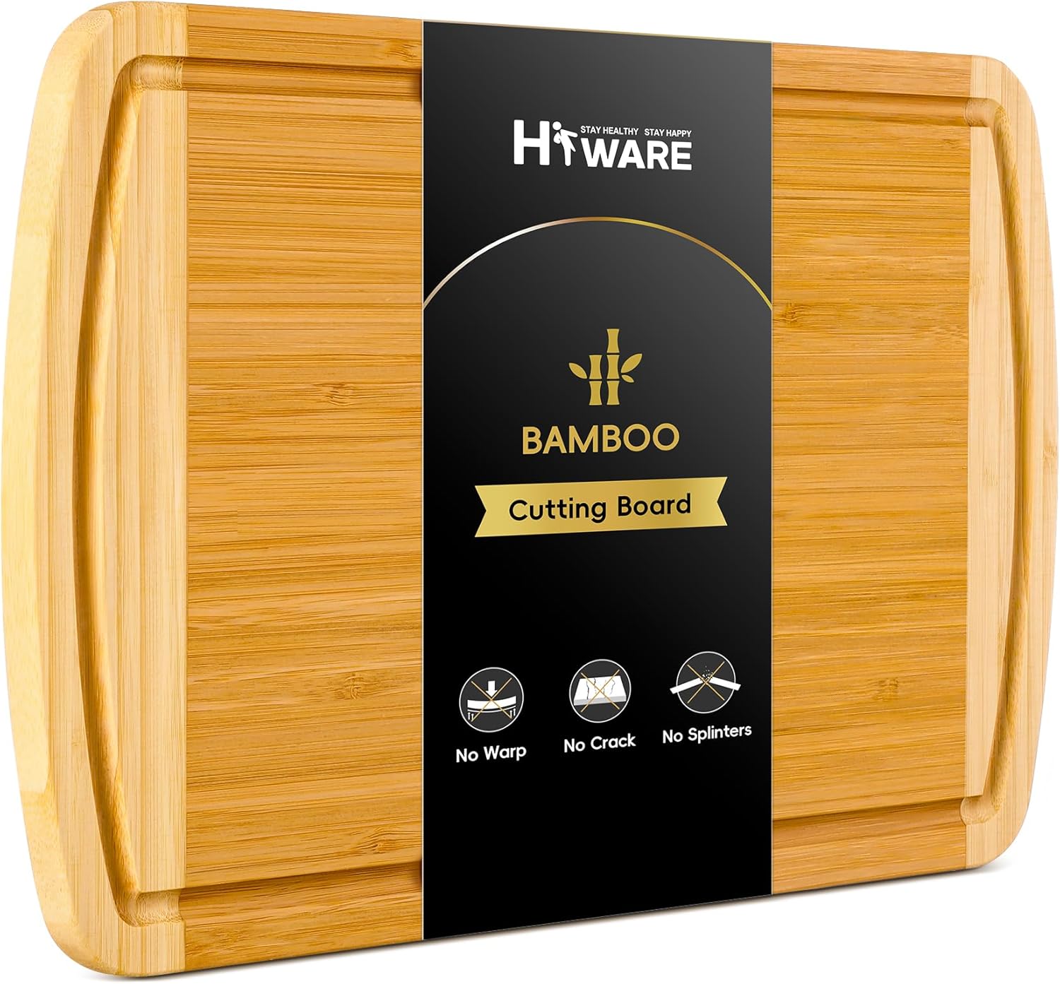 Large Bamboo Cutting Board for - Meal Prep Juice reseña y precio