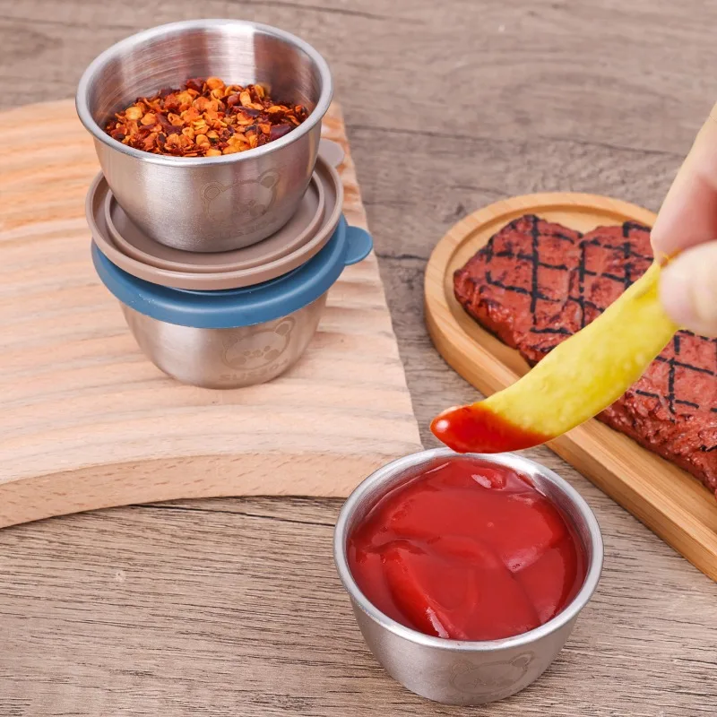 10/1pc 50ml Leakproof Stainles - Sauce Dipping Cup reseña y precio