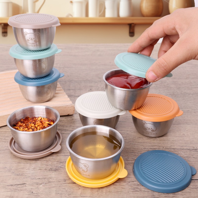 10/1pc 50ml Leakproof Stainles - Sauce Dipping Cup reseña y precio
