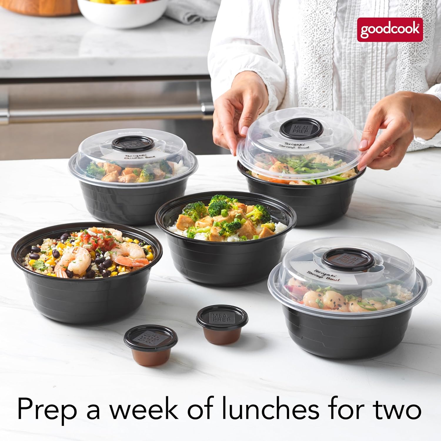 10 Pack 4-Cup Meal Prep Bowls  - Meal Prep Bowl reseña y precio