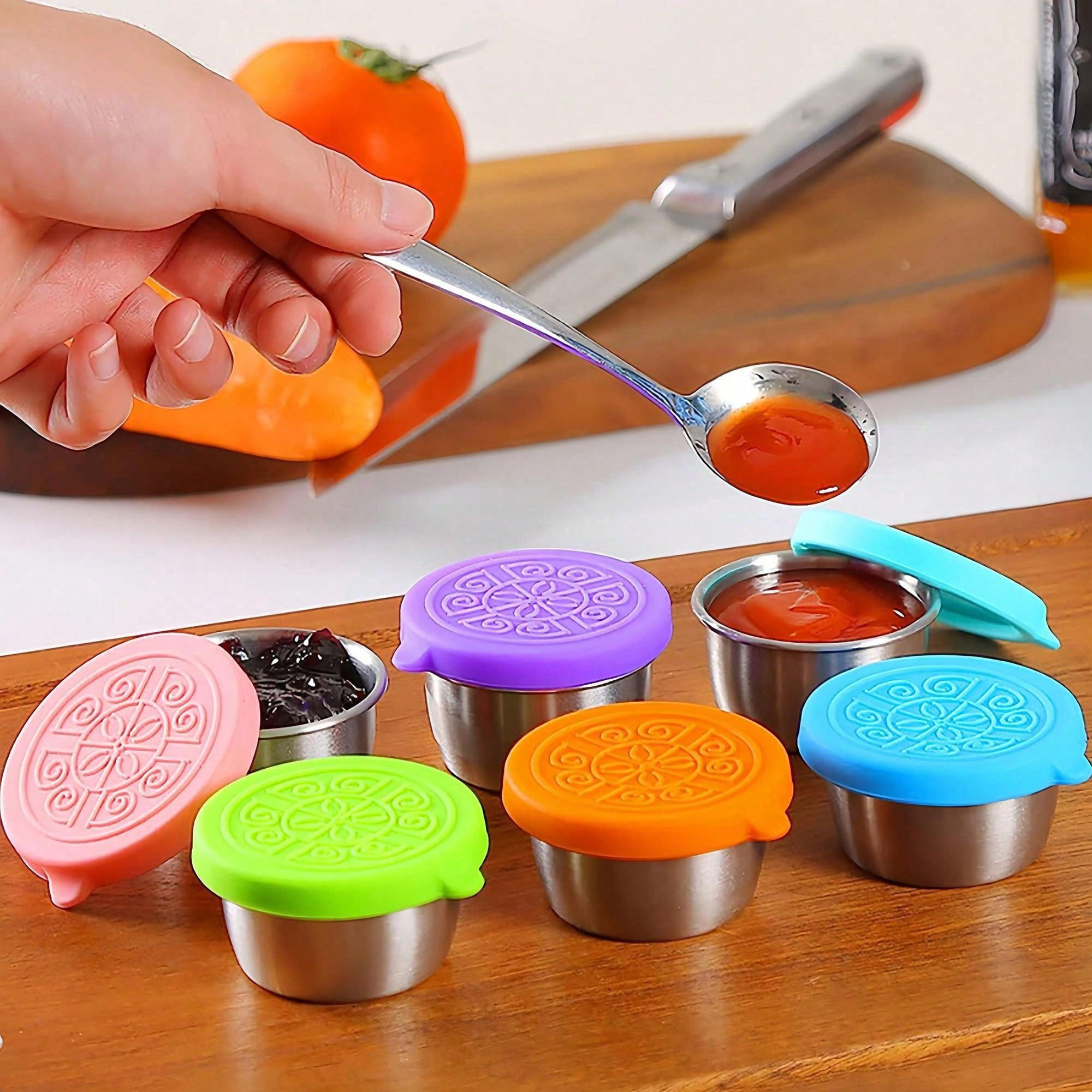 1/4Pcs Stainless Steel Dipping - Sauce Dipping Cup reseña y precio