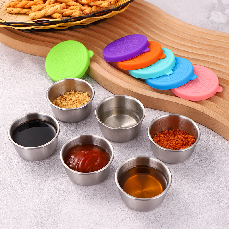 1/4Pcs Stainless Steel Dipping - Sauce Dipping Cup reseña y precio