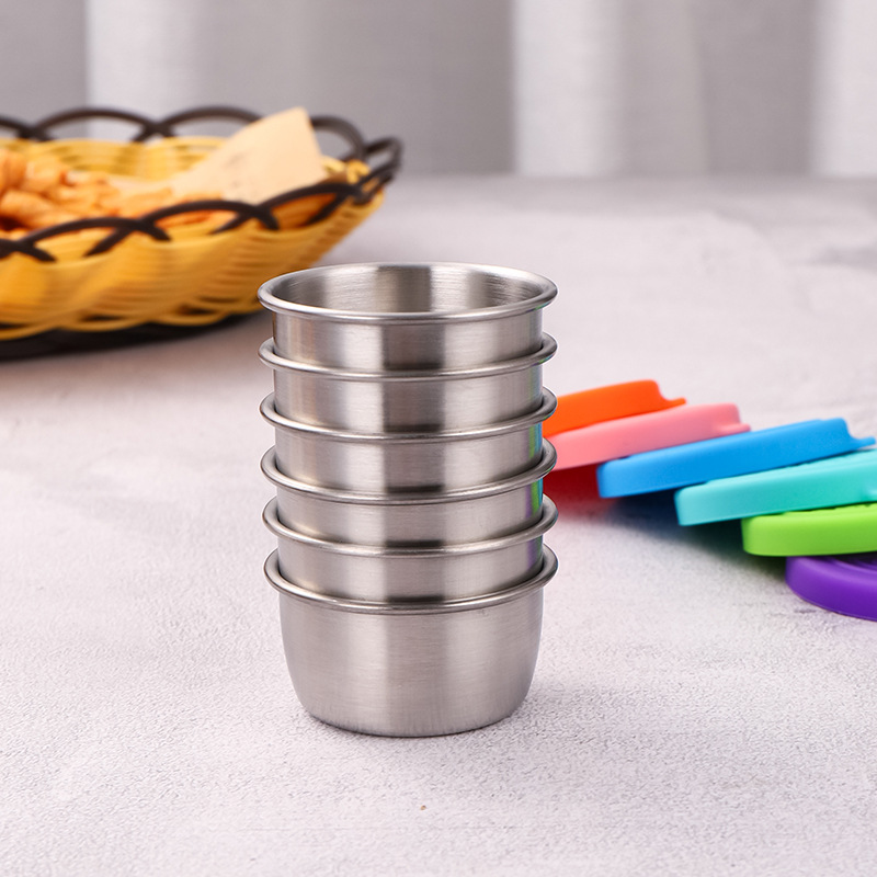 1/4Pcs Stainless Steel Dipping - Sauce Dipping Cup reseña y precio