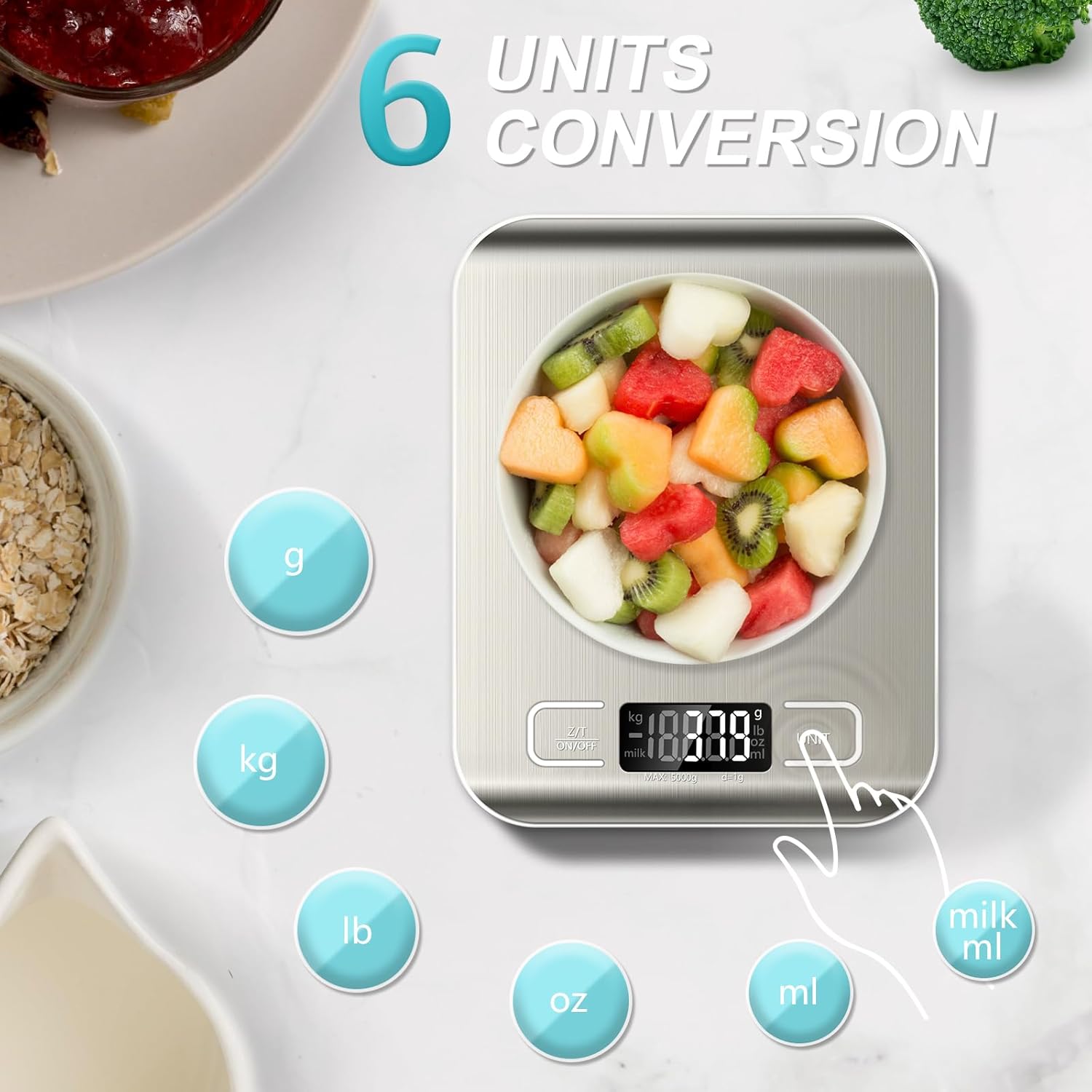 Food Scale, 11lb Kitchen Scale - Meal Prep Diet reseña y precio