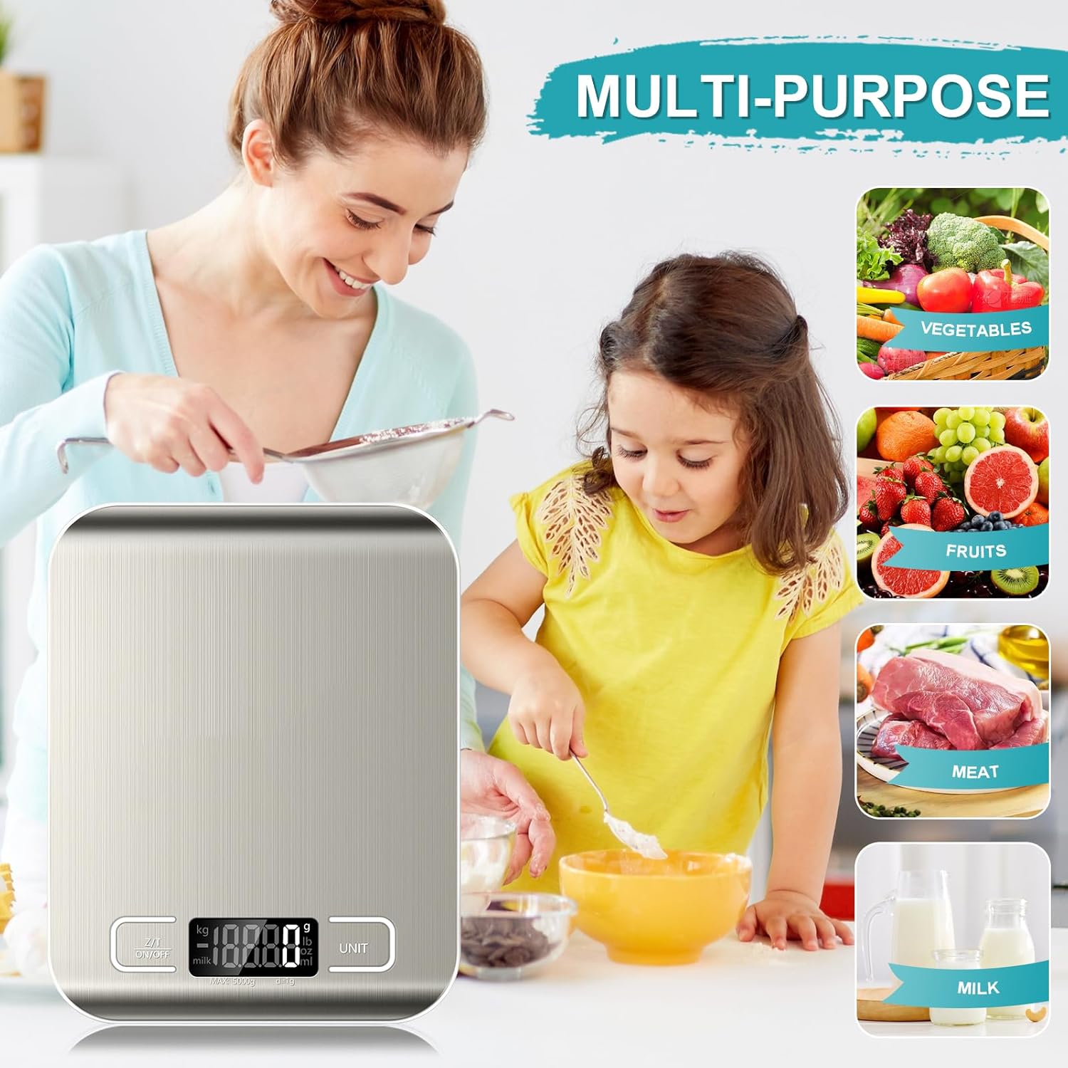 Food Scale, 11lb Kitchen Scale - Meal Prep Diet reseña y precio
