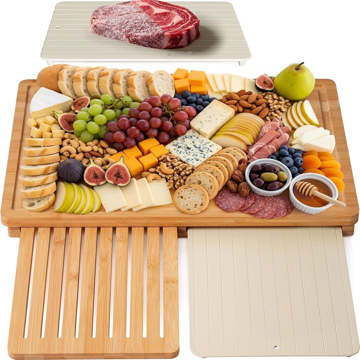 Bamboo Cutting Board Set Defro - Meal Prep Juice reseña y precio